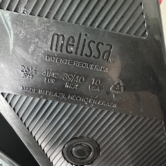 Melissa Women's MLSA 3D Scented Rainbow Striped Beach Slides Sandals size 10 - Picture 6 of 6